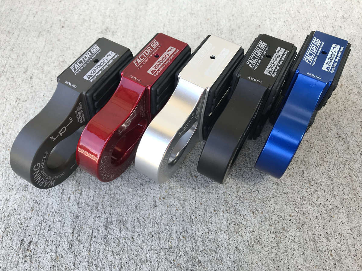 FlatLink XTV Winch Shackle Mount Blue Factor 55 - Image 7