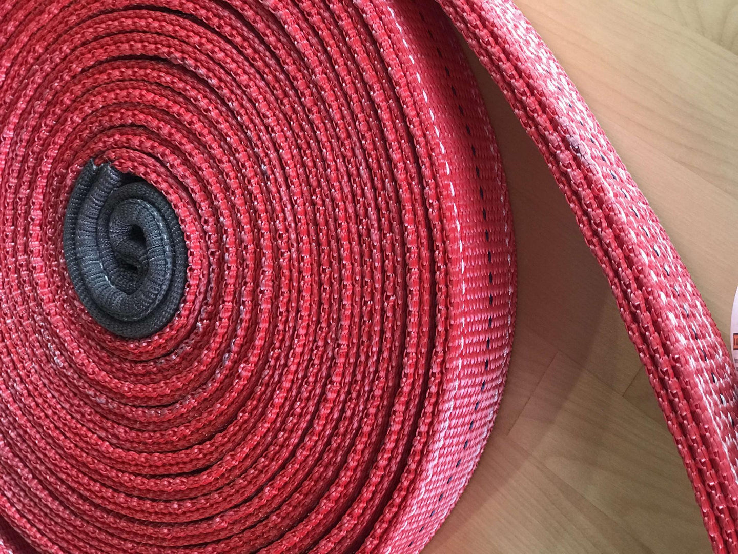 30 Foot Tow Strap Standard Duty 30 Foot x 2 Inch Red Factor 55 - Image 8