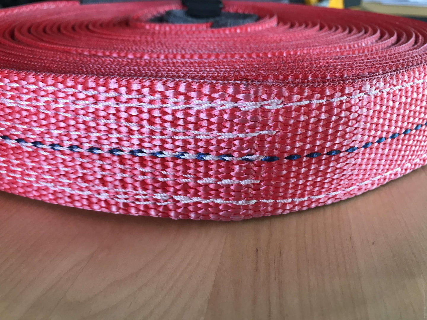 30 Foot Tow Strap Standard Duty 30 Foot x 2 Inch Red Factor 55 - Image 3
