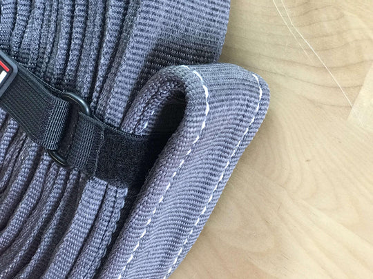 30 Foot Tow Strap Extreme Duty 30 Foot x 2 Inch Gray Factor 55 - Image 1