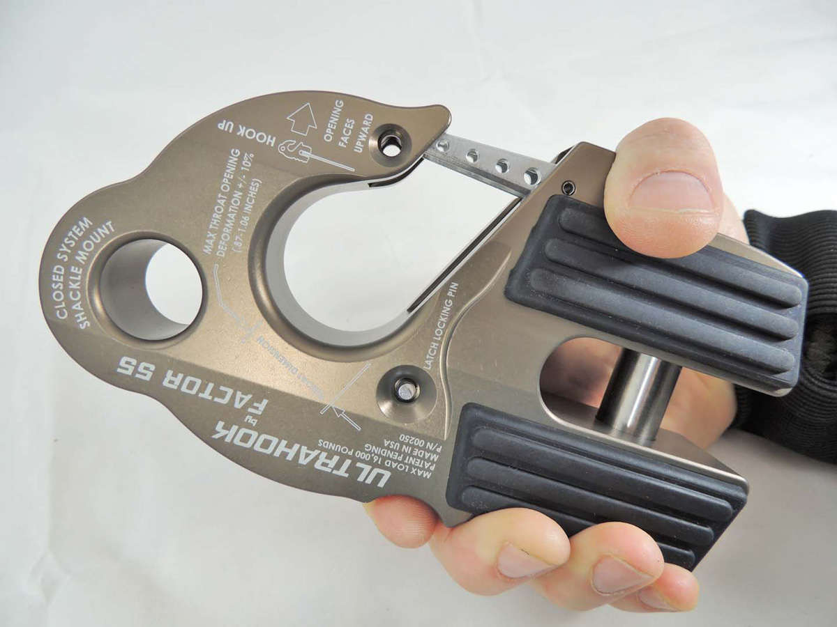UltraHook Winch Hook W/Shackle Mount Gray Factor 55 - Image 6