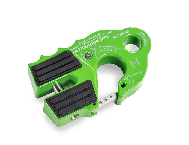 UltraHook XTV Closed System Winch Shackle Mount Green Factor 55 - Image 1