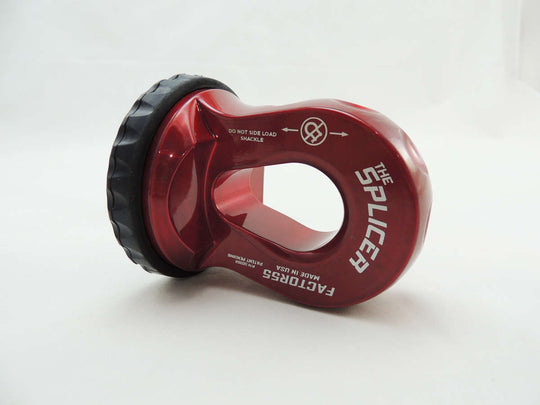 Splicer 3/8-1/2 Inch Synthetic Rope Splice On Shackle Mount Red Factor 55 - Image 1