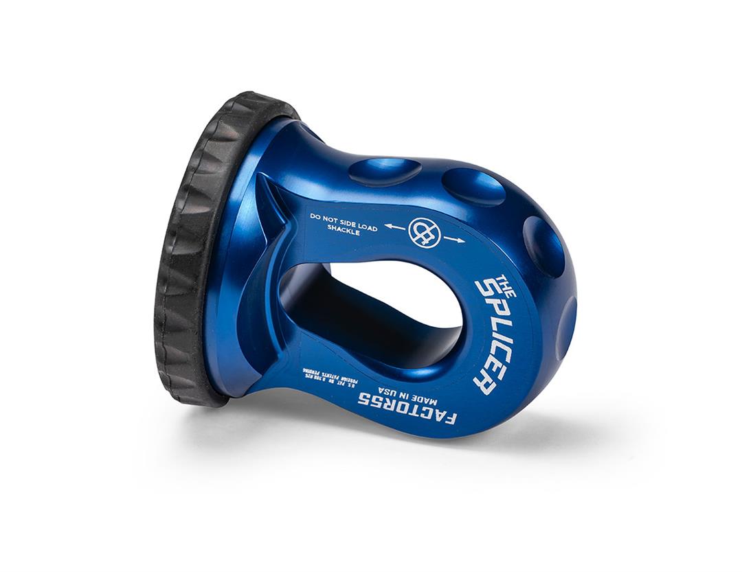 Splicer Splice On Synthetic Rope Thimble Shackle Blue Factor 55 - Image 1