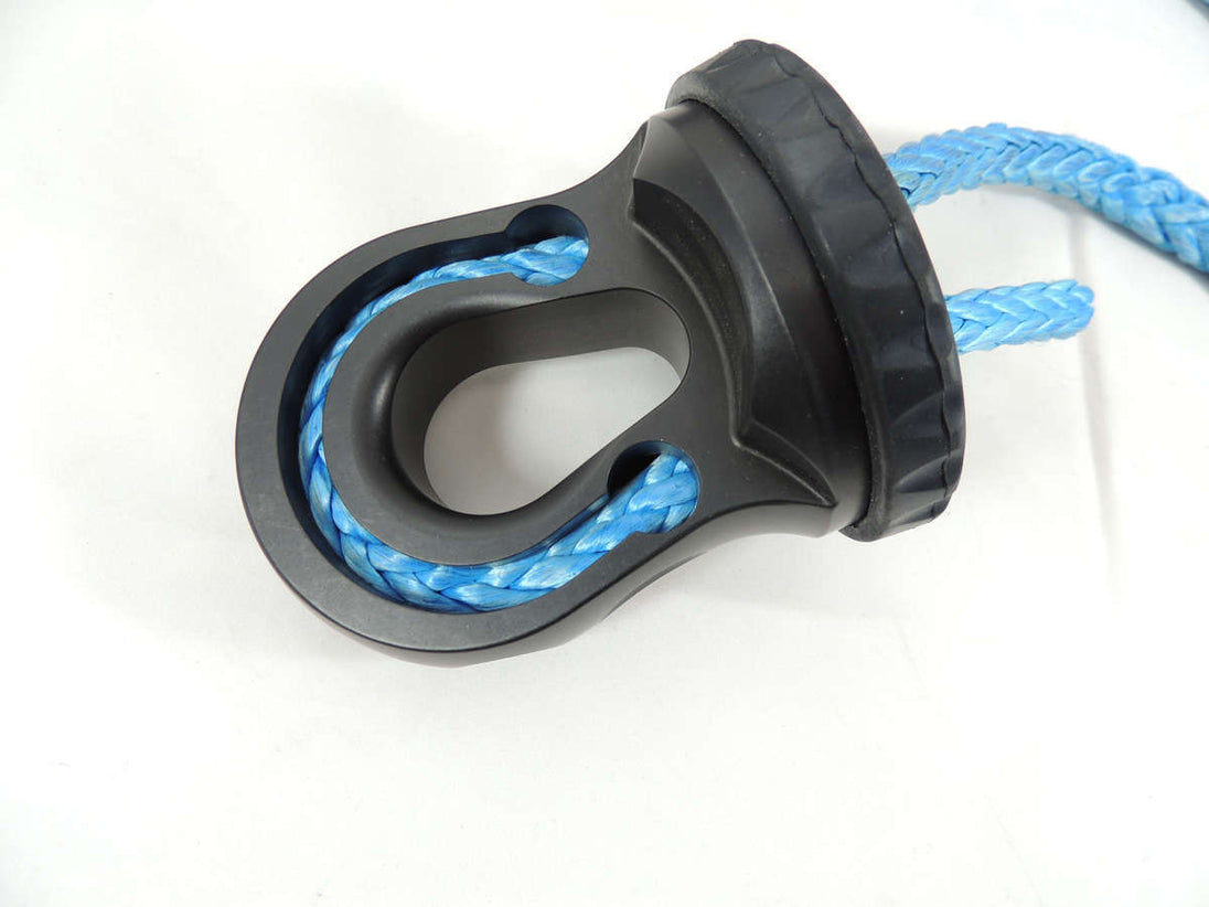 Splicer 3/8-1/2 Inch Synthetic Rope Splice On Shackle Mount Black Factor 55 - Image 3