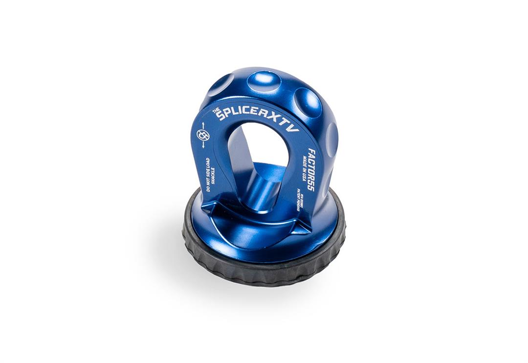 Splicer XTV Splice On Synthetic Rope Thimble Shackle Blue Factor 55 - Image 1