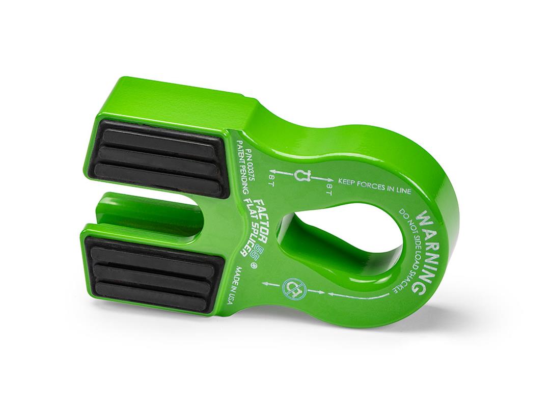 Flat Splicer Splice On Winch Synthetic Shackle Mount Green Factor 55 - Image 1