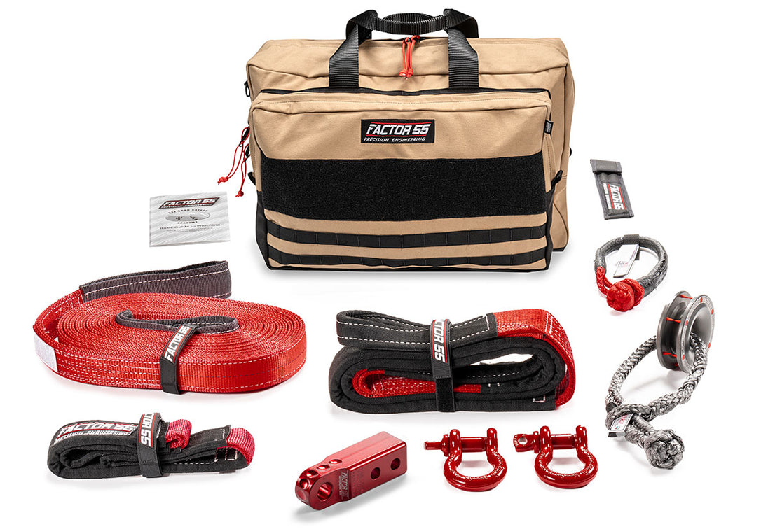 Vehicle Recovery Kit Sawtooth Red -Large Factor 55 - Image 1