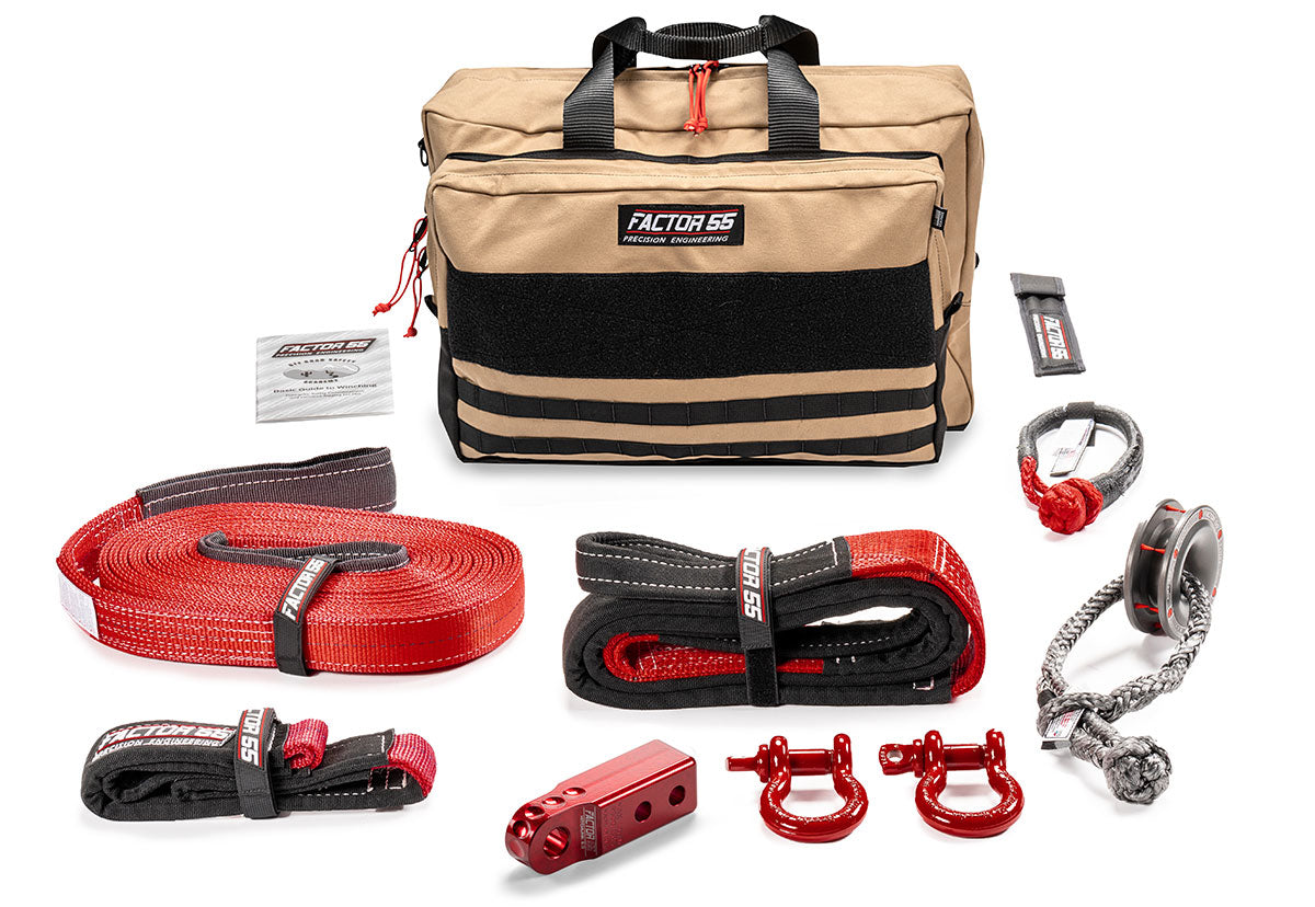 Vehicle Recovery Kit Sawtooth Red -Large Factor 55 - Image 1
