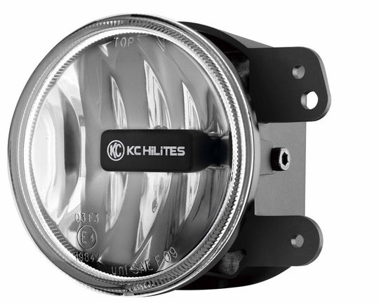 G4 Gravity LED 4 Inch SAE ECE Fog 1- Light 2010-2018 Jeep Wrangler JK 2/4-Door KC HiLiTES - Image 2