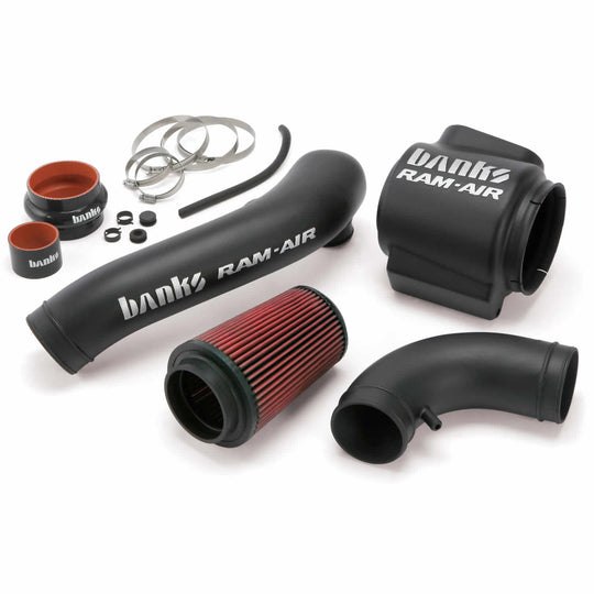 Ram-Air Cold-Air Intake System Oiled Filter 97-06 Jeep 4.0L Wrangler TJ Banks Power - Image 2