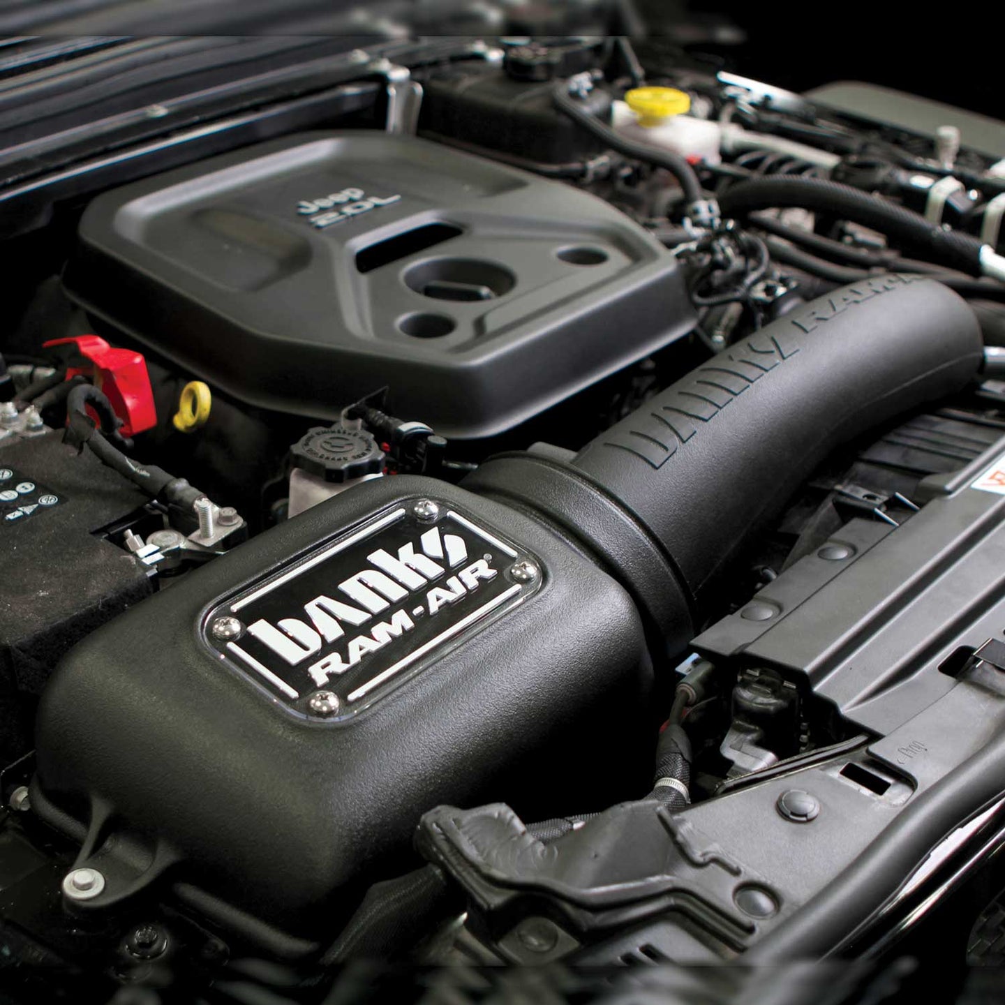 Banks Ram-Air Big-Ass Oiled Filter Cold Air Intake System for 18-Up Jeep Wrangler JL 2.0L Turbo - Image 5