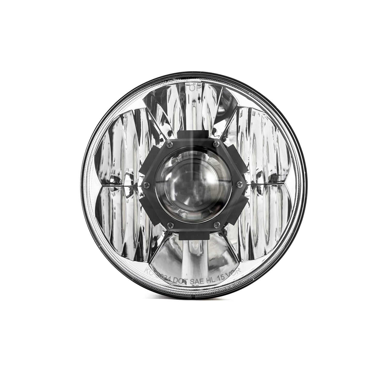 Jeep Head Light Gravity LED 7 Inch 1- Light 2007-2018 Jeep Wrangler JK 2/4-Door KC HiLiTES - Image 1