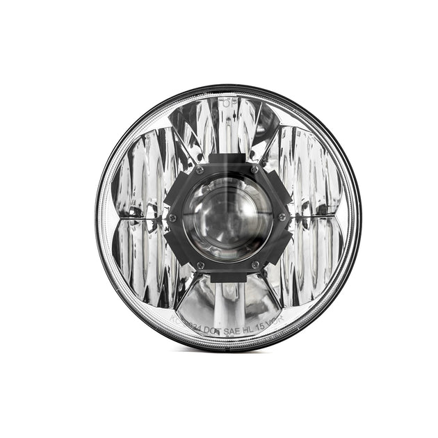 Jeep Head Light Gravity LED 7 Inch 1- Light 2007-2018 Jeep Wrangler JK 2/4-Door KC HiLiTES - Image 1