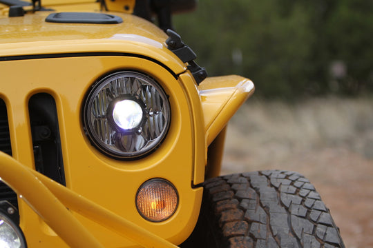 Jeep Head Lights Gravity LED 7 Inch 2- Light 2007-2018 Jeep Wrangler JK 2/4-Door KC HiLiTES - Image 9