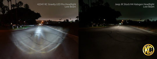Jeep Head Light Gravity LED 7 Inch 1- Light 2007-2018 Jeep Wrangler JK 2/4-Door KC HiLiTES - Image 12