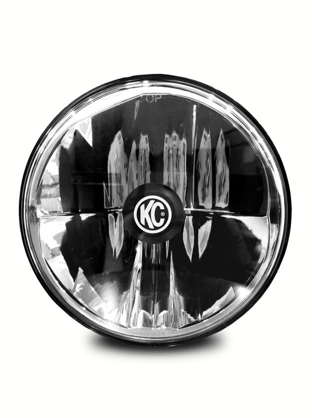 Jeep Head Light Gravity LED 7 Inch 1- Light 2007-2018 Jeep Wrangler JK KC HiLiTES - Image 1