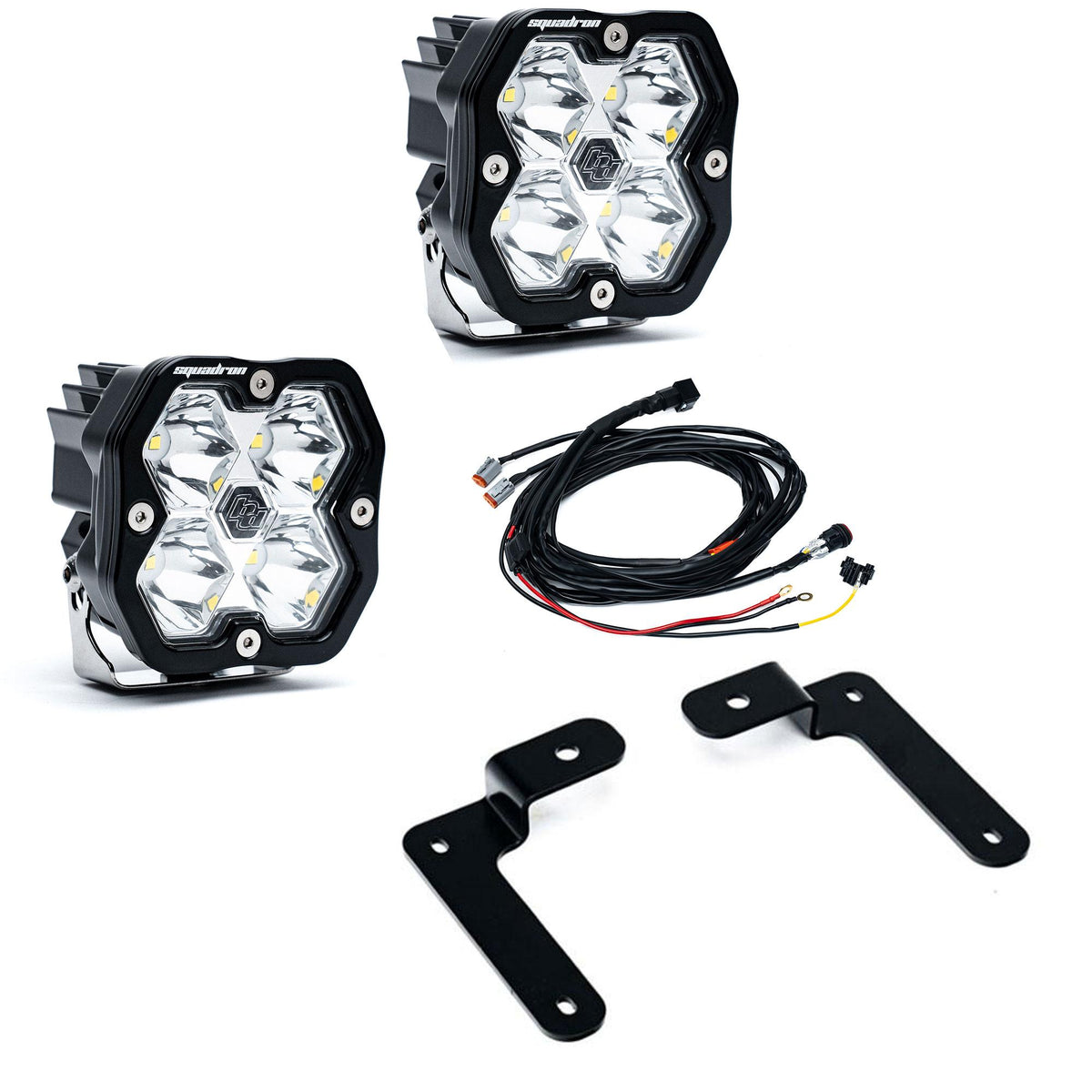 Squadron 2.0 Sport A-Pillar Light Kit Jeep 2018-26 Wrangler JL 2020-26 Gladiator JT Toggle Baja Designs - Image 1