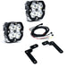 Squadron 2.0 Sport A-Pillar Light Kit Jeep 2018-26 Wrangler JL 2020-26 Gladiator JT Toggle Baja Designs - Image 1
