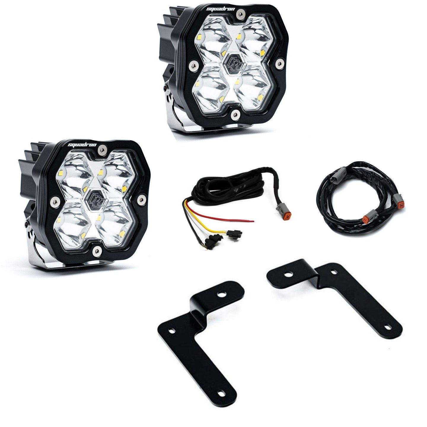 Squadron 2.0 Sport A-Pillar Light Kit Jeep 2018-26 Wrangler JL 2020-26 Gladiator JT Upfitter Baja Designs - Image 1