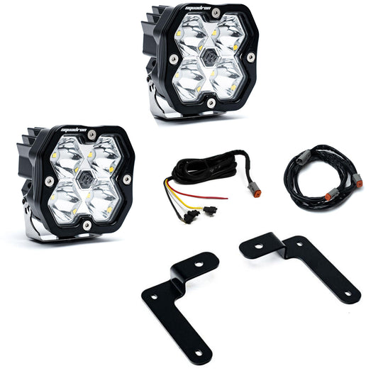 Squadron 2.0 Sport A-Pillar Light Kit Jeep 2018-26 Wrangler JL 2020-26 Gladiator JT Upfitter Baja Designs - Image 1