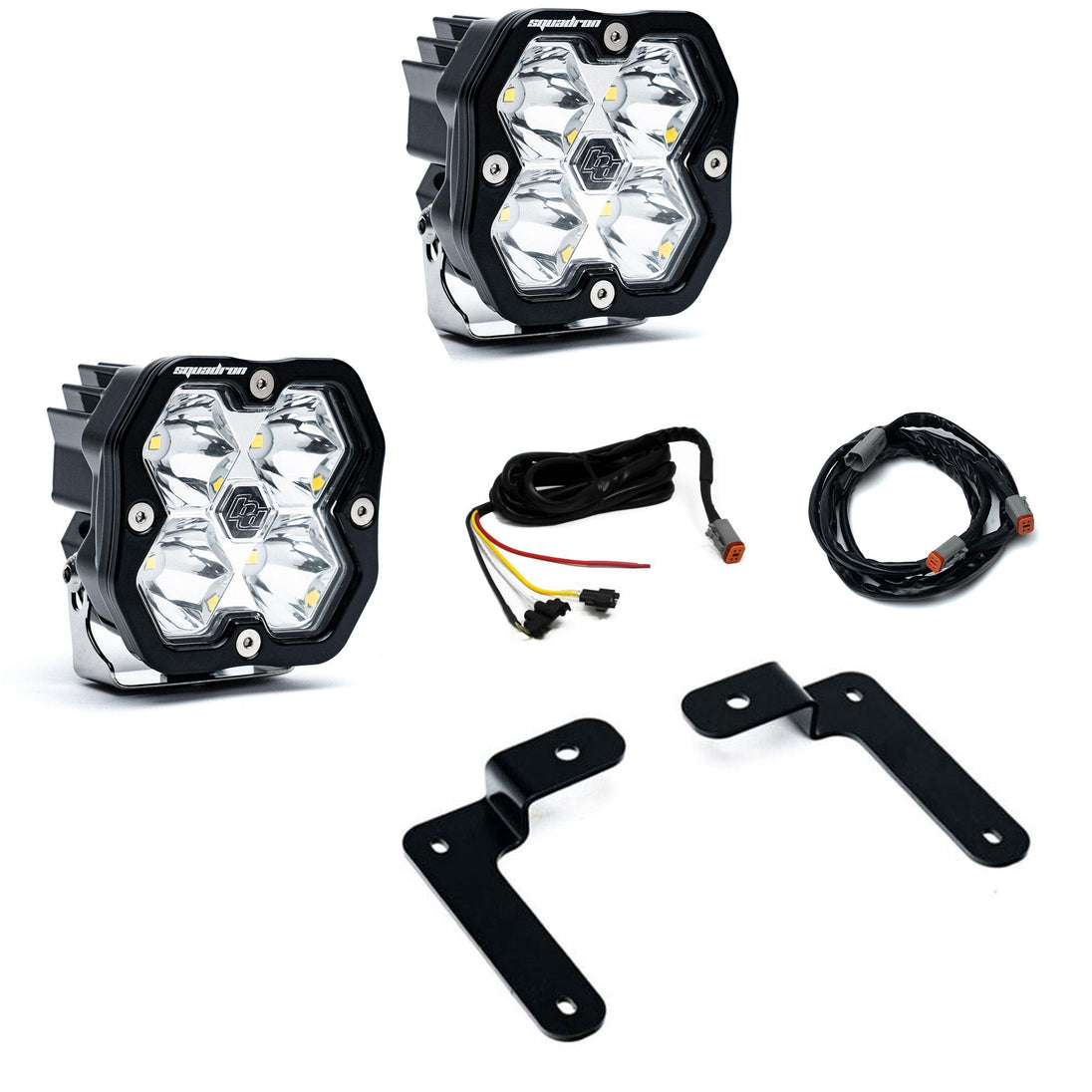 Squadron 2.0 Sport A-Pillar Light Kit Jeep 2018-26 Wrangler JL 2020-26 Gladiator JT Upfitter Baja Designs - Image 1