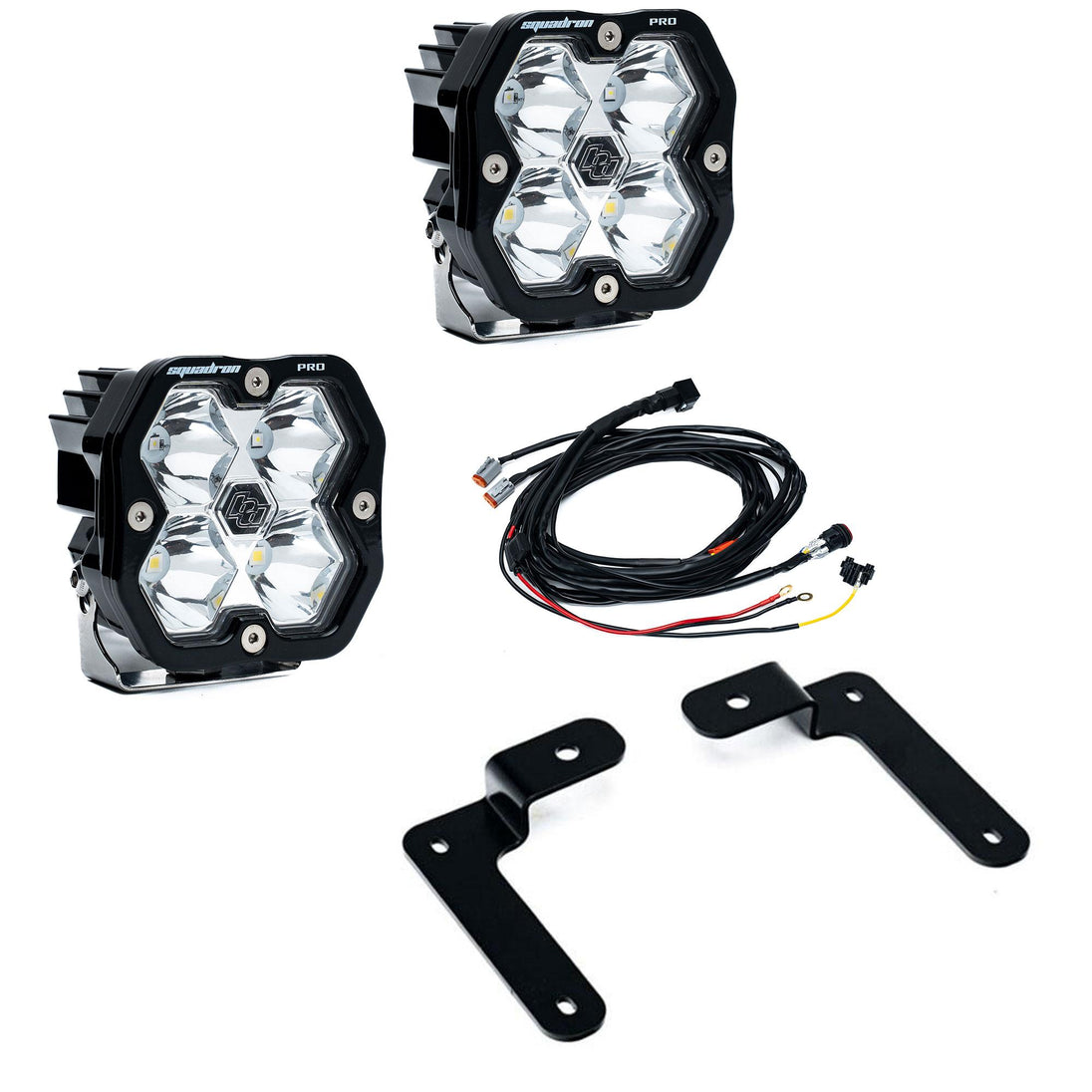 Squadron 2.0 Pro A-Pillar Light Kit Jeep 2018-26 Wrangler JL 2020-26 Gladiator JT Toggle Baja Designs - Image 1