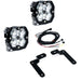 Squadron 2.0 Pro A-Pillar Light Kit Jeep 2018-26 Wrangler JL 2020-26 Gladiator JT Toggle Baja Designs - Image 1