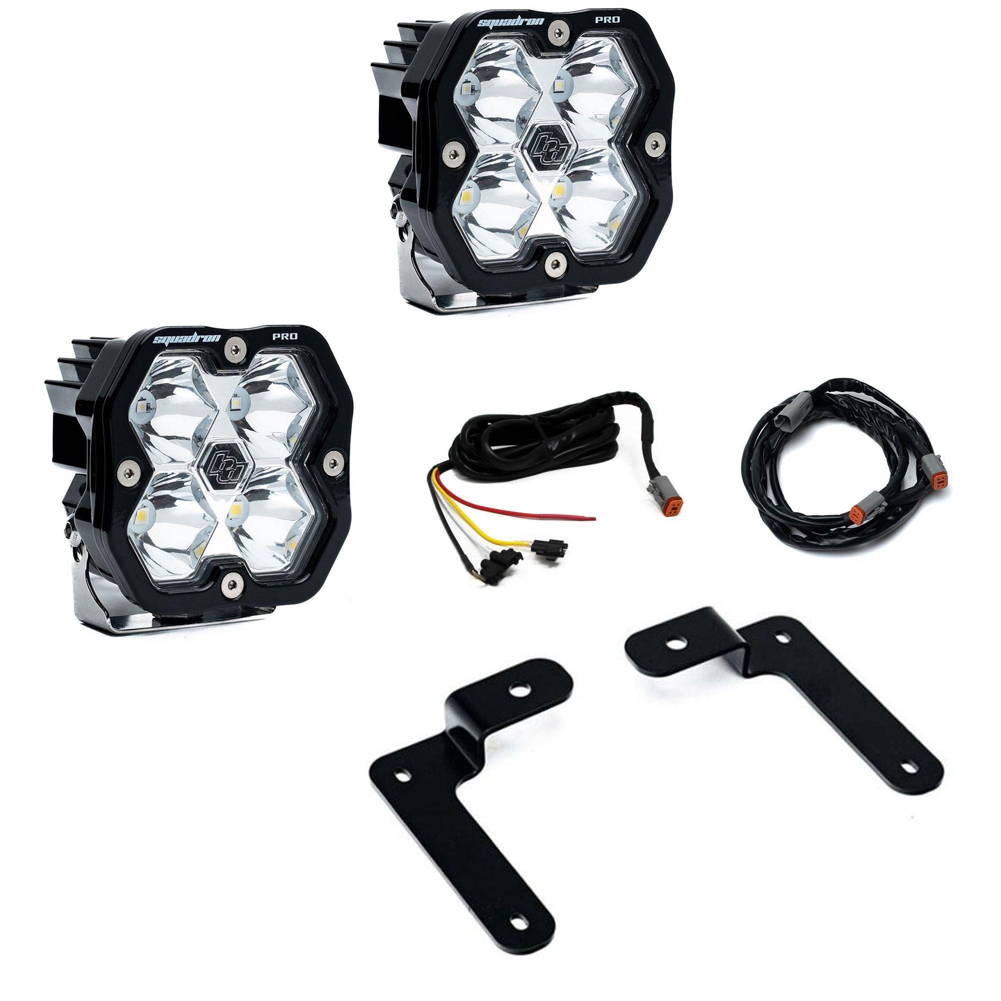 Squadron 2.0 Pro A-Pillar Light Kit Jeep 2018-26 Wrangler JL 2020-26 Gladiator JT Upfitter Baja Designs - Image 1