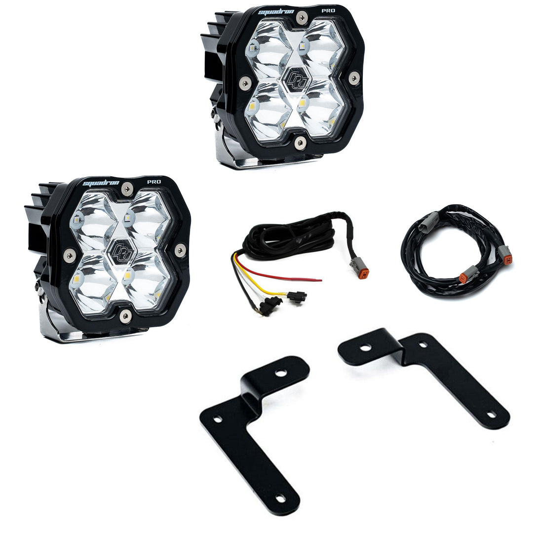 Squadron 2.0 Pro A-Pillar Light Kit Jeep 2018-26 Wrangler JL 2020-26 Gladiator JT Upfitter Baja Designs - Image 1