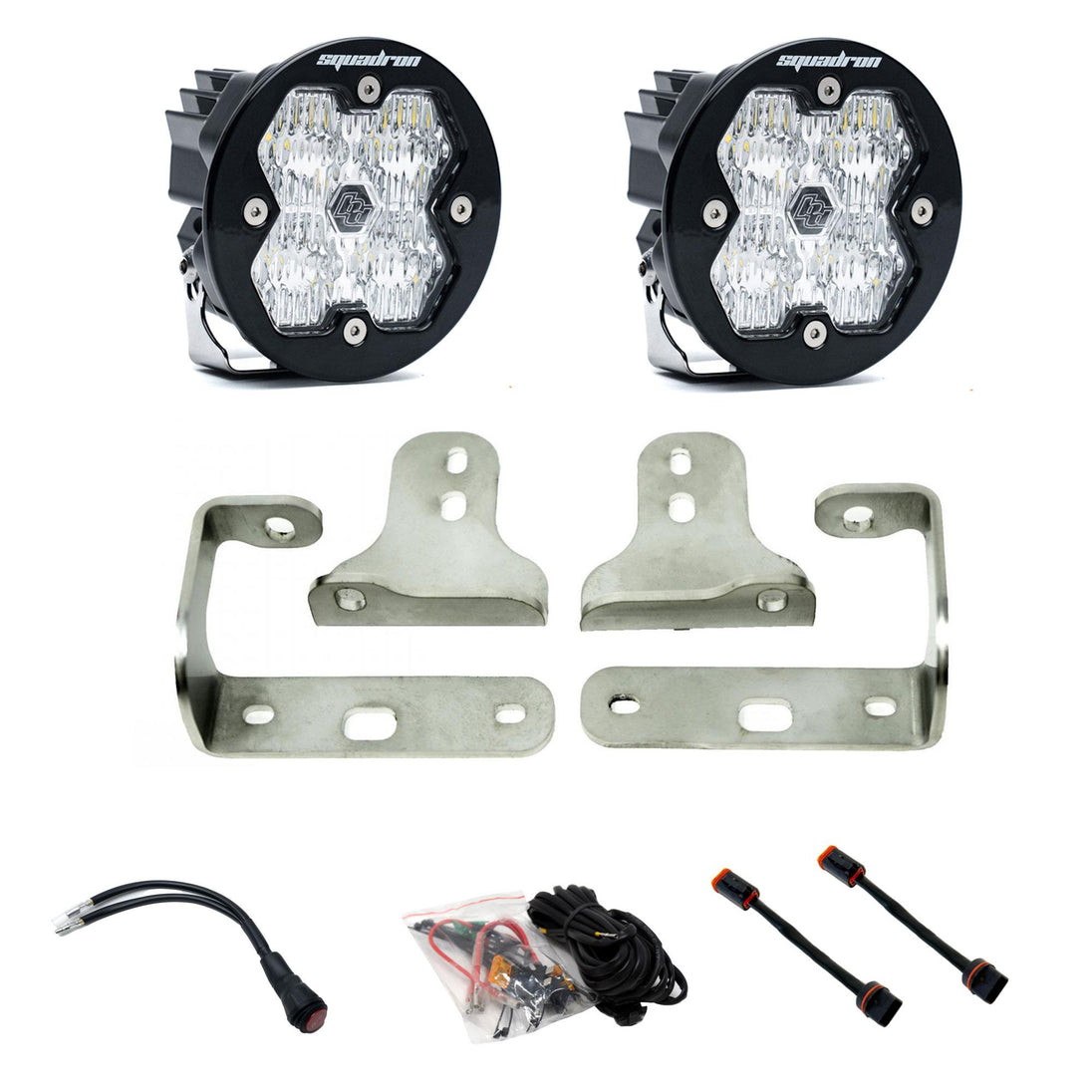 Squadron-R 2.0 Sport Fog Pocket Light Kit Jeep 2018-26 Wrangler JL 2020-26 Gladiator JT Baja Designs - Image 2