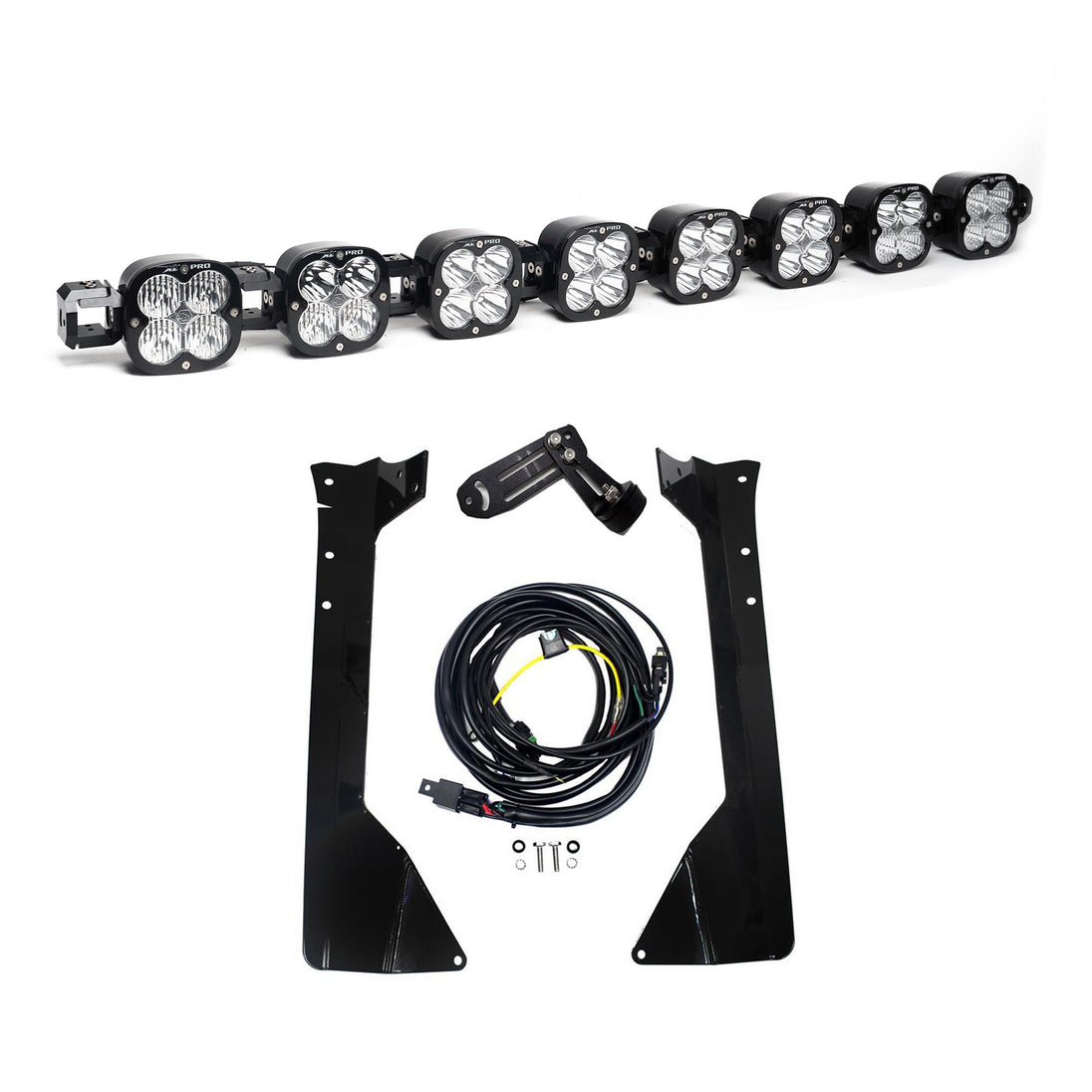 XL Pro Linkable Roof Mount Kit 07-18 Wrangler JK (Multi-Pattern Clear) Baja Designs - Image 1
