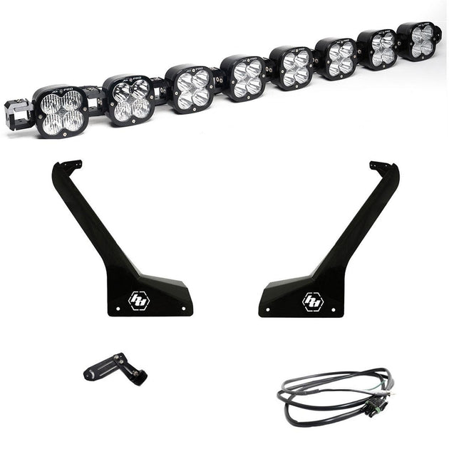 XL Pro Linkable Roof Mount Kit 20-26 Gladiator 18-26 Wrangler JL (Multi-Pattern Clear Upfitter Wiring) Baja Designs - Image 1