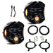 DOT LP6 LED Headlight Kit Jeep 2018-2025 Wrangler JL 2020-2025 Gladiator JT w/LED Headlights (Amber) Baja Designs - Image 1