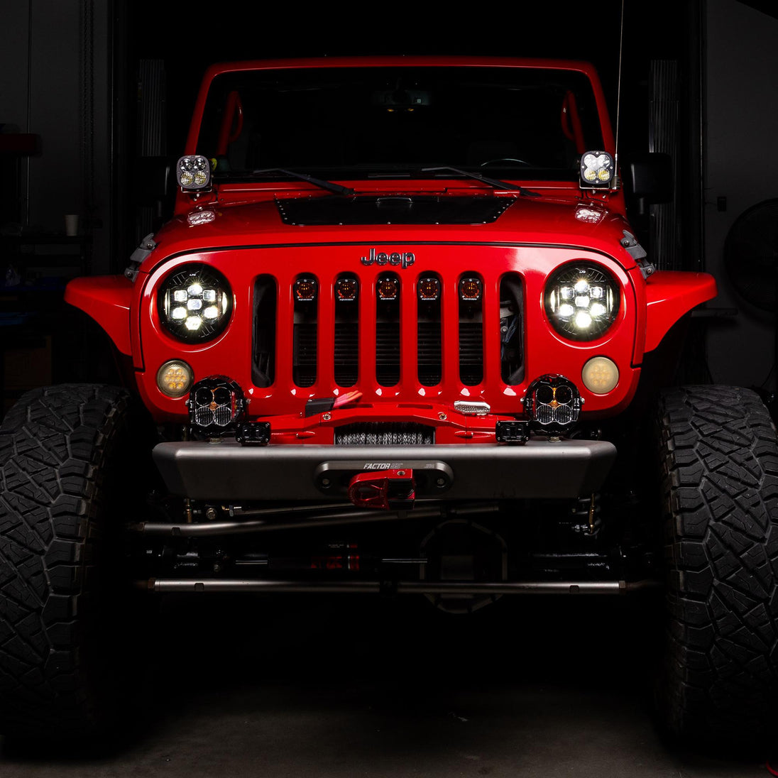 DOT LP6 LED Headlight Kit Jeep 2007-2018 Wrangler JK w/LED Headlights (White) Baja Designs - Image 3
