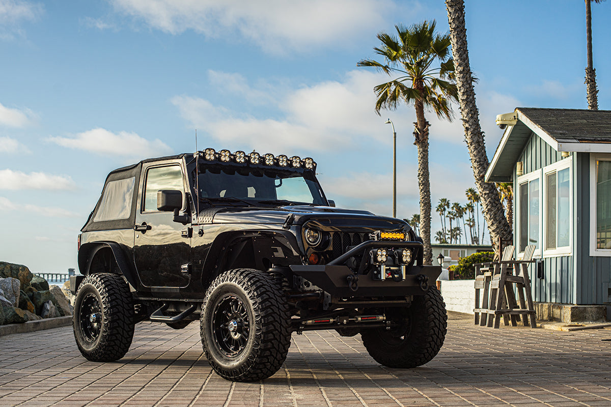Jeep JK XL Linkable Roof Bar Kit  07-16 Wrangler JK Baja Desgins - Image 2