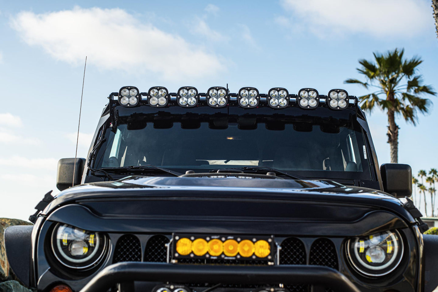 Jeep JK XL Linkable Roof Bar Kit  07-16 Wrangler JK Baja Desgins - Image 3