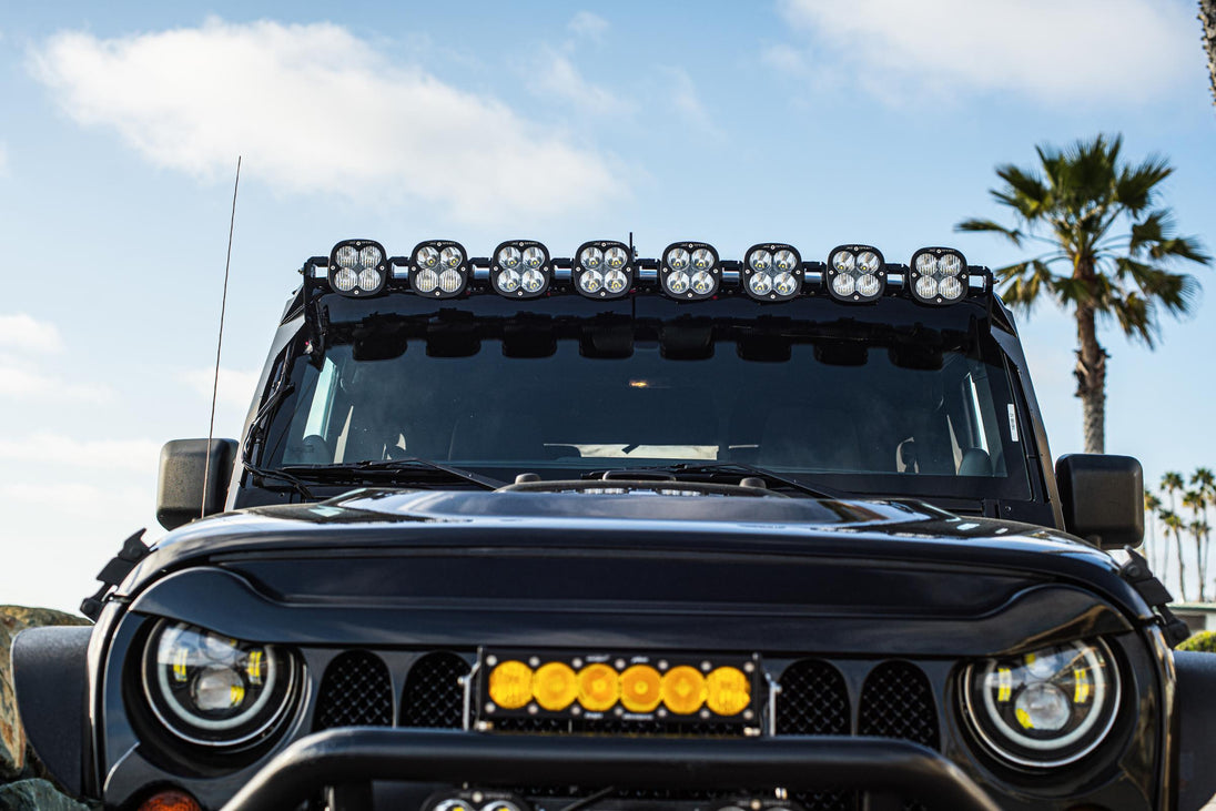 Jeep JK XL Linkable Roof Bar Kit  07-16 Wrangler JK Baja Desgins - Image 3