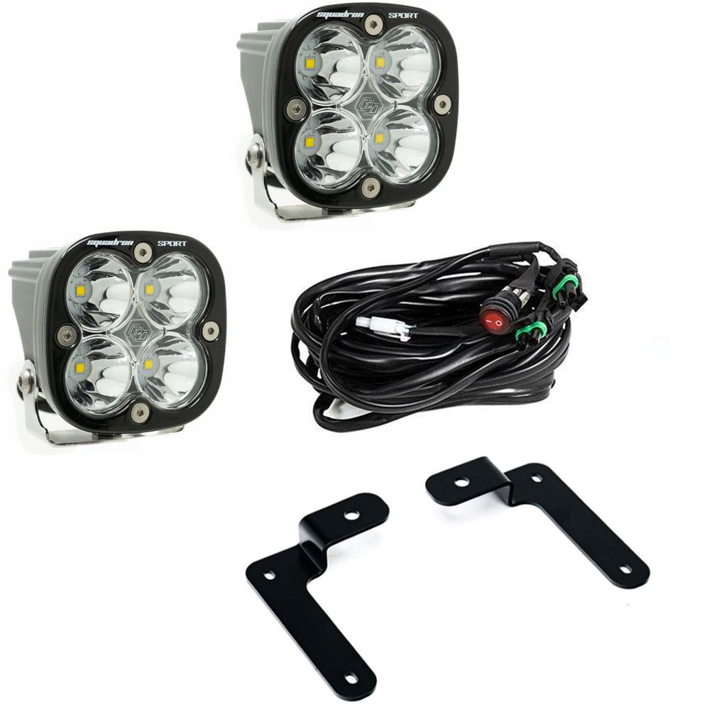 Jeep JL A-Pillar Light Kit 2018 Wrangler JL Sportsmen Kit Baja Designs - Image 1