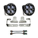 Jeep JL Fog Light Squadron-R SAE 18-Pres Wrangler JL Sport/Sport-S Fog Pocket Kit Baja Designs - Image 1