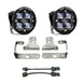 Jeep JL Fog Light Squadron-R SAE 18-Pres Wrangler JL Sport/Sport-S Fog Pocket Kit Baja Designs - Image 1