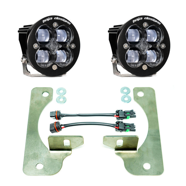 Jeep JL Fog Light Squadron-R 18-Pres Wrangler JL Rubicon Fog Pocket Kit Baja Designs Baja Designs - Image 1