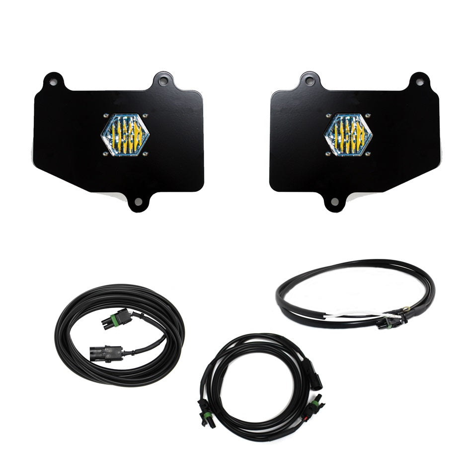 Jeep JT LED Light Dual S1 Reverse Kit w/Upfitter For 18-Pres Wrangler JT Baja Designs - Image 1
