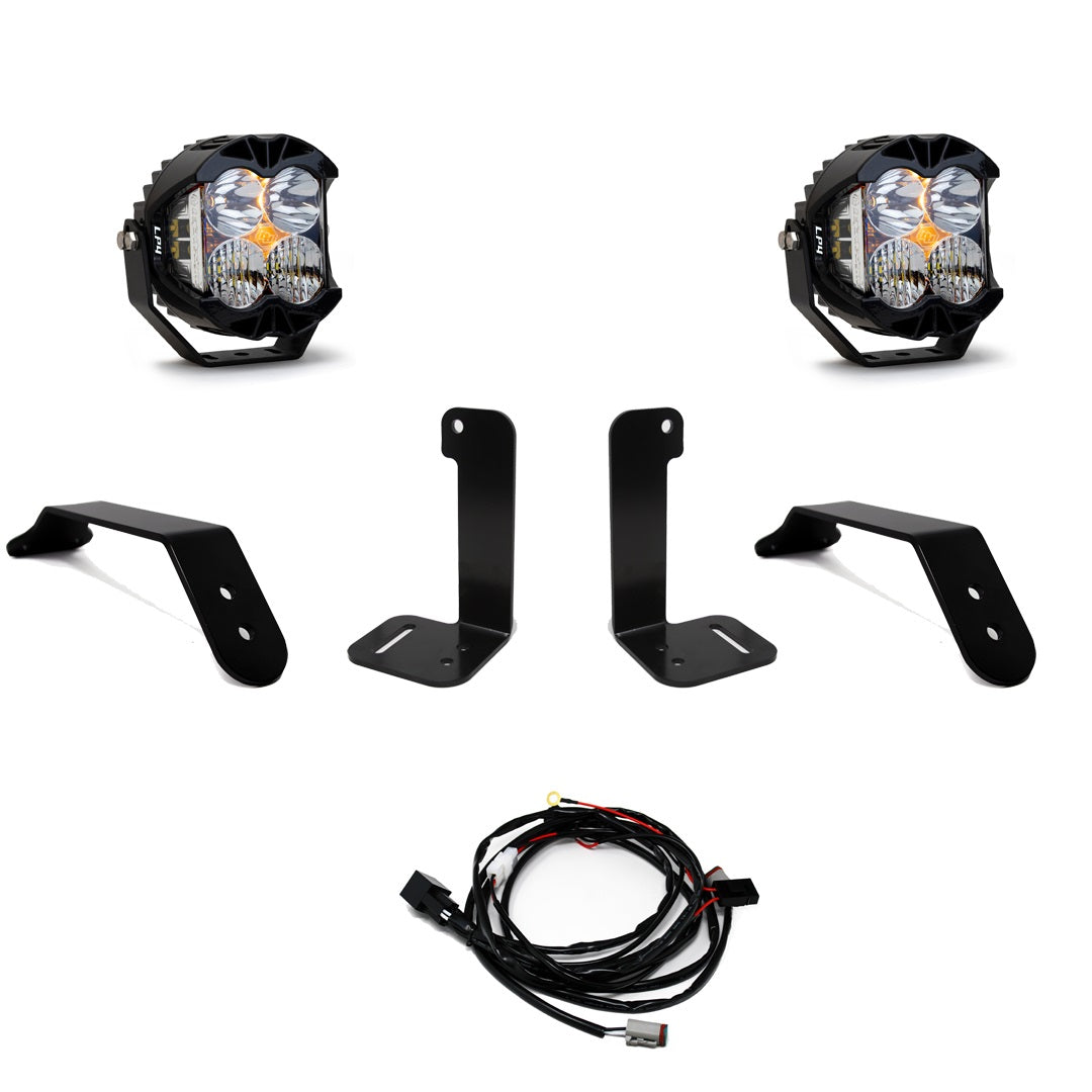 Jeep JL/JT Dual LP4 Auxiliary Light Kit Baja Designs - Image 1