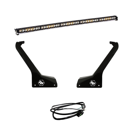 Jeep JL/JT Roof Bar LED Light Kit 50 Inch S8 w/Upfitter Baja Designs - Image 1