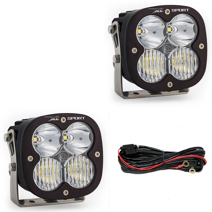Jeep JL/JT Rubicon Steel Bumper LED Light Kit XL Sport Baja Designs - Image 1