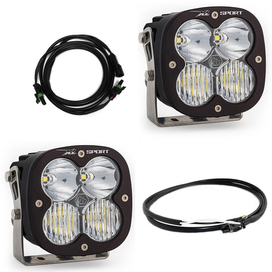 Jeep JL/JT Rubicon Steel Bumper LED Light Kit XL Sport w/Upfitter Baja Designs - Image 1