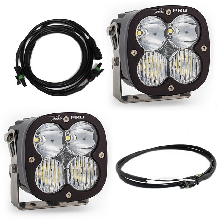 Jeep JL/JT Rubicon Steel Bumper LED Light Kit XL Pro w/Upfitter Baja Designs - Image 1