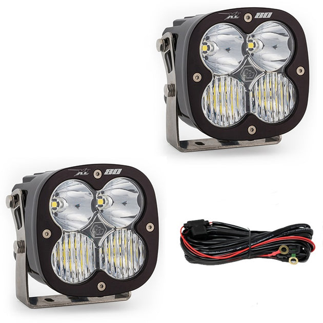 Jeep JL/JT Rubicon Steel Bumper LED Light Kit XL 80 Baja Designs - Image 1