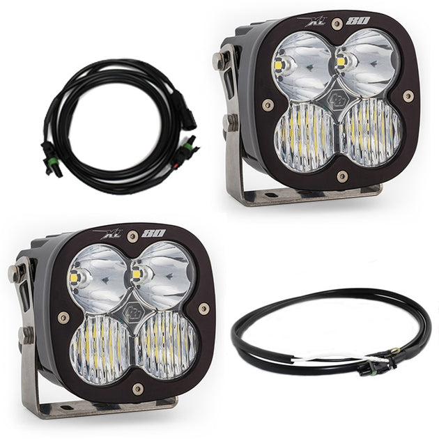 Jeep JL/JT Rubicon Steel Bumper LED Light Kit XL 80 w/Upfitter Baja Designs - Image 1